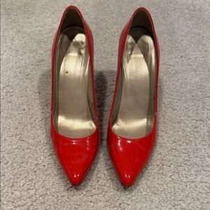 Stuart Weitzman Red Patent Heels